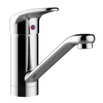 Mitigeur de lavabo � bec fixe ou orientable nf m�dical - sans vidage sanilab
