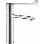 Mitigeur de lavabo  bec haut orientable avec levier mdical delabie