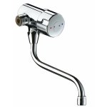Mitigeur monocommande temporis - pose mural bec orientable - tempomix delabie