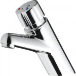 Mitigeur temporis� - syst�me anti - blocage - presto 4000 s - bouton chrom� presto