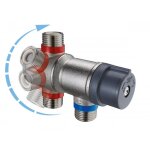 Mitigeur thermostatique collectif multi - position m 20x27 grandsire