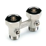 Module hydraulique bitube pour radiateur - douille �tanche - �querre comap