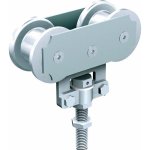Montures  galets acier - portail coulissant - force 300 kg - 0265 mantion