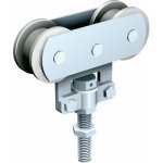 Monture  galets delrin - portail coulissant - 80 kg - par 2 - 0235d mantion
