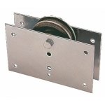 Monture � galet - gorge ronde - portail � roulement au sol - 0980gr mantion