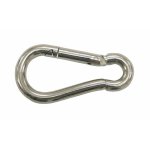 Mousqueton - acier zingu blanc - boite de 10 - diamtre 5 mm pramac