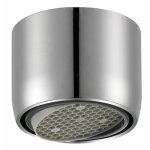Mousseur orientable avec bague chrome 24 x 100 - dbit 7. 5  9l / min - ssr pca neoperl
