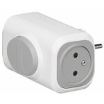 Multiprise 2 sorties avec bouton d'extraction - 050637 legrand