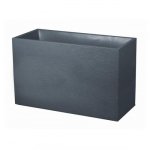 Muret - 99, 5 x 39 cm - contenance 116 litres - graphit anthracite eda plastiques Muret - 99, 5 x 39 cm - contenance 116 litres - graphit anthracite eda plastiques