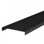 Nez de cloison - longueur 2, 60 m - largeur intrieur 78 mm - noir nordlinger