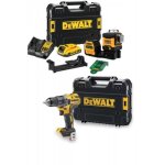 Niveau laser multi lignes 3x360 xr 12v / 18v - dce089d1g18 + perceuse visseuse compacte 18v dcd791nt ...