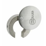 Obturateur de cylindre � profil europ�en en laiton finition chrom� fth thirard