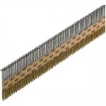 Pack 2100 clous annels en bande d34 2, 8x70 mm + 2 cartouches de gaz senco
