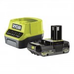 Pack batterie 18v one + ? 2, 0 ah et chargeur 2, 0 a - rc18120 - 120cg ryobi