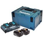 Pack Énergie 18v 4 ah (2 batteries + 1 chargeur double) en coffret makita Pack Énergie 18v 4 ah (2 batteries + 1 chargeur double) en coffret makita