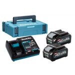 Pack �nergie xgt� 40v max 4ah (2 batteries + 1 chargeur) en coffret makita