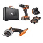 Pack perceuse � percussion brushless 18v + mini scie multi - mat�riaux brushless 18v - fr18 - as - 2sc ...