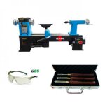 Pack tour  bois lectronique 550w - 419mm - tab042 + coffret de gouges et lunettes offerts leman