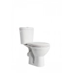 Pack wc au sol avec bride - abattant nf - azur bricozor