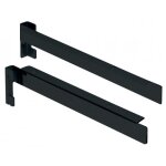 Paire de consoles 35 cm clarence - pour fixation murale - ajustable 40 / 60 mm bohnacker