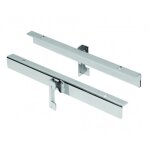Paire de consoles centr�e 35 cm pour fixation murale ajustable 30 - 32 mm bohnacker