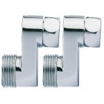 Paire de raccords excentrs de 25 mm - m15x21 - f20x27 riquier