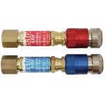 Paire de raccords rapides femelles  clapet  visser manodtendeur castolin