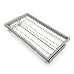 Panier dressing hack pour chaussures - largeur 782 mm - gris pierre emuca