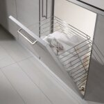 Paniers  linge pour portes basculantes - largeur 400 / 114318 inoxa