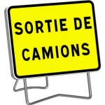Panneau de signalisation kc1  sortie de camions  rtrorflchissant - 800x600 mm taliaplast