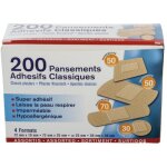 Pansements adhésifs assortis - 4 formats - boîte de 200 esculape Pansements adhésifs assortis - 4 formats - boîte de 200 esculape