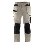 Pantalon de travail - renforts cordura - beige / noir - 40 - 1555 blaklader