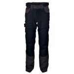 Pantalon ultra ergonomique sans genouillres yp76 - noir et gris - 52 / 54 ilkott