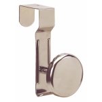 Patère clipsable sur porte acier chromé bricozor Patère clipsable sur porte acier chromé bricozor