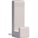 Patère portemanteau - en nylon - blanc - mh 76 normbau Patère portemanteau - en nylon - blanc - mh 76 normbau
