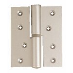 Paumelle en aluminium anodis naturel - droite - 100 / 85a argenta