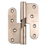 Paumelle  hlice - menuiserie bois - inox - 100x86 - gauche argenta