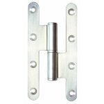 Paumelle inox - menuiserie bois - bouts ronds - 140 x 70 - droite faure Paumelle inox - menuiserie bois - bouts ronds - 140 x 70 - droite faure