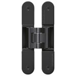 Paumelle invisible - porte lourde - 160 mm - noir mat - tectus 3dn simonswerk