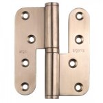 Paumelle  lame ouverte - menuiserie bois - inox - 100x86 - droite argenta