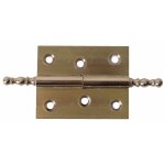 Paumelle rectangulaire  vases en laiton poli - main gauche bricozor