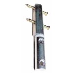 Paumelle sans lame - menuiserie bois - zingu� - 85 x 12, 5 mm - 30 pi�ces - sl851 faure