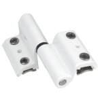 Paumelle universelle - aluminium - gris - 9800 d - grip fapim