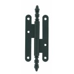 Paumelle à vase rustique - porte bois - fer noir - 110x55 mm - droite quesdeville Paumelle à vase rustique - porte bois - fer noir - 110x55 mm - droite quesdeville
