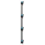 Peigne d'alimentation verticale pour coffret 2 ranges - entraxe 125mm - vx legrand