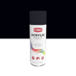 Peinture acrylique de finition noir mat - arosol 400 ml crc