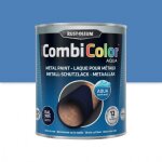 Peinture antirouille 2 en 1 combicolor aqua bleu clair 0, 75l rust - oleum