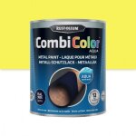 Peinture antirouille 2 en 1 combicolor aqua jaune clair 0, 75l rust - oleum