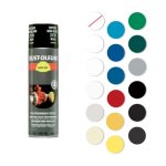 Peinture de finition - arosol 500 ml - anthracite - hard hat rust - oleum