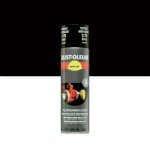 Peinture de finition - arosol 500 ml - noir brillant - hard hat rust - oleum